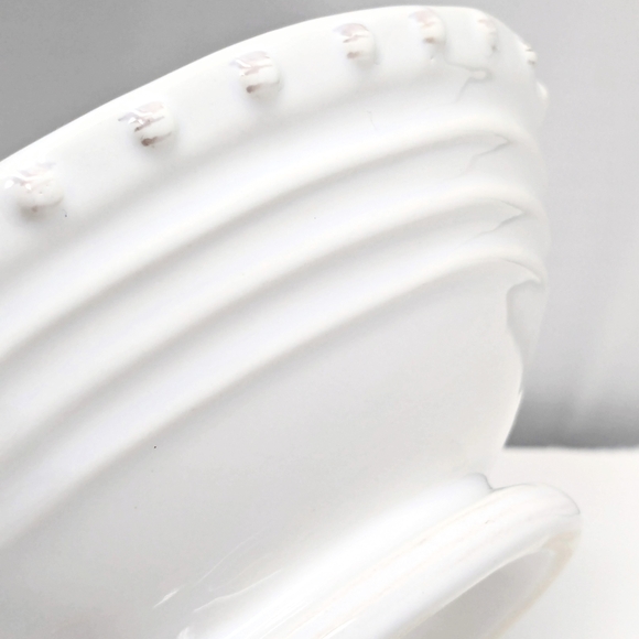 Mud Pie White Ceramic Dip Bowl "Dip dip hooray" - Picture 4 of 4